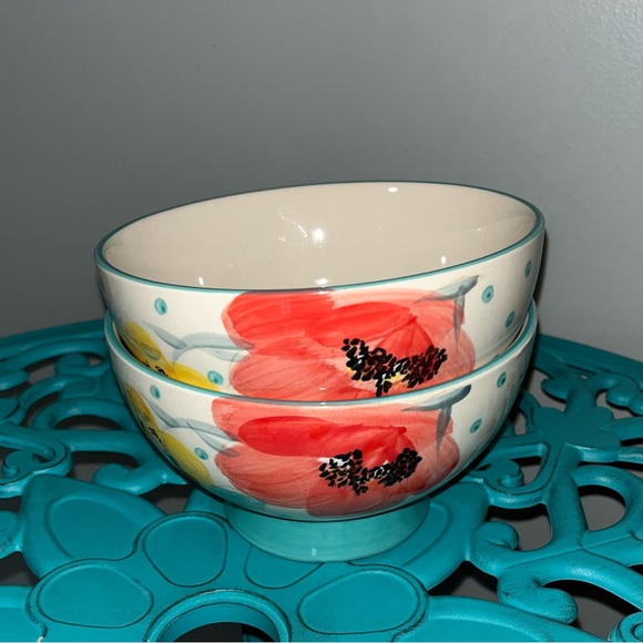 🌺 EUC Pioneer Woman (2) 20-Ounce Soup Bowls, Set of 2 - Picture 4 of 6